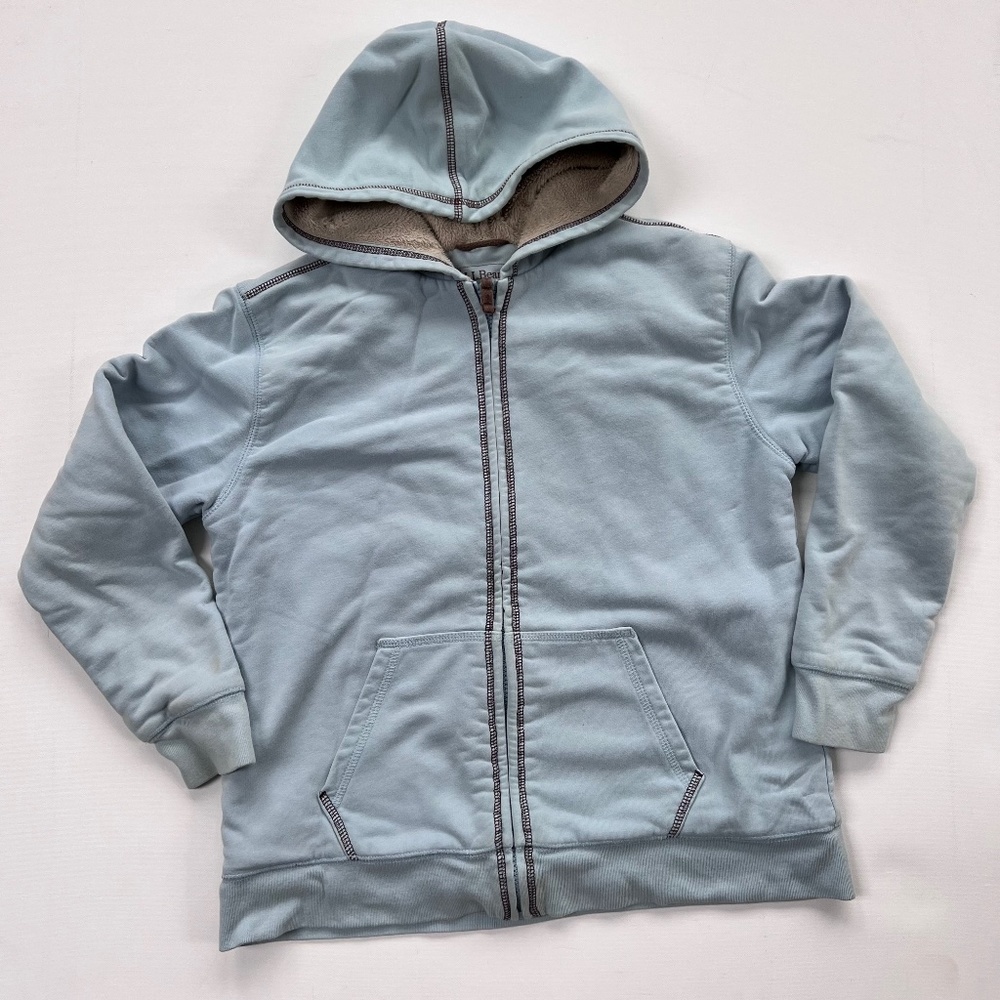 LL Bean Kids Sherpa Lined Sweatshirt
